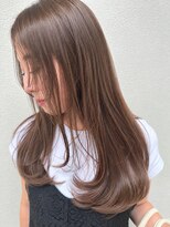 カイノ 金剛店(KAINO) 柔らかレイヤーロング×艶ブラウン