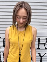 サル(saru)&nbsp;ミルクティーベージュ×グリーン