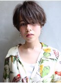 【甘めショート】大人可愛い小顔見せヘア