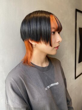 ジーナ(XENA) オレンジ×ブラックインナー