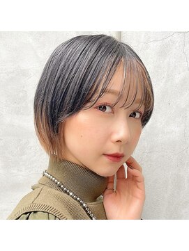 ラナ 渋谷(Lana) 【Chill】大人かわいいAラインピンクベージュクールショートボブ