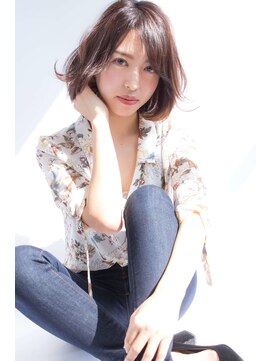 シザジー(SYZYGY) 透明感内巻きニュアンス大人ボブ インスタ＠toyama youichi