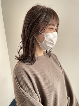 トレス(TRESS) エアリーミディ/ベージュカラー/インナーカラー