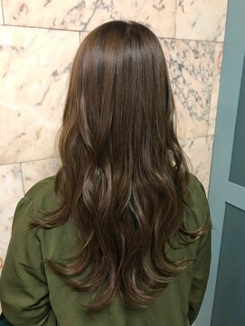 ジェムヘアー(J'aimeHair) オリーブベージュ×ロング