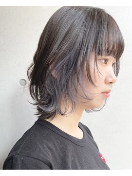 遊人セントラル(CENTRAL) [心斎橋/難波］ラフにきまる、ウルフマッシュインナーカラー