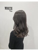 アンダーバーホワイト 西宮店(_WHITE) ブリーチを使わない透明感カラー　シークレットカラー