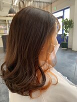 セットアップ 倉敷中庄店(SET-UP)&nbsp;インナーイヤリングアプリコットオレンジ