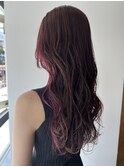 cassis pink × earring color