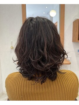 テーラヘアー 幕張本郷店(TELA HAIR) ゆるふわパーマミディアムスタイル