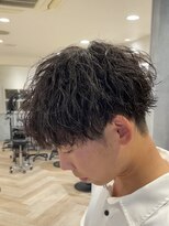 レイズ 名古屋(RAYS)&nbsp;波巻きスパイラルパーマ刈り上げツーブロックマッシュ　h