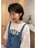 中川　前髪カット顔まわり似合わせ外ハネくびれレイヤーミディ