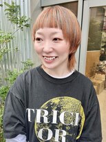 ザレミー(THE REMMY)&nbsp;マッシュウルフ/ショートウルフ/デザインカラー/オレンジカラー