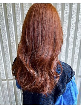 ネオリーブカップ 町田店(Neolive capu) 暖色カラー ＊ オレンジブラウン【町田/韓国風/ブリーチ】