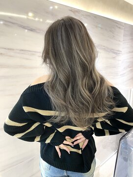 エヌ 大阪梅田店(enu) 外国人風♪ハイライト/梅田韓国ヘア