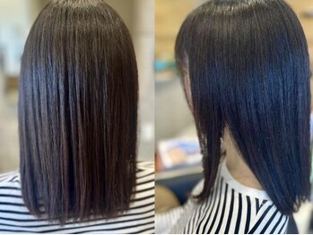 ルアナヘアー(Luana Hair)の写真/丁寧なカウンセリングで些細なご要望まで汲み取り、理想のナチュラルストレートヘアを実現！より可愛く☆