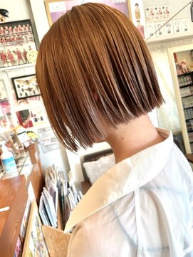 ヘア メイク ココ(hair make coco) 切りっぱなしショート★色も明るくしたお♪