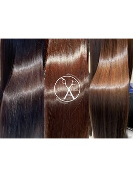 低ダメージでツヤ感のあるストレートヘア♪髪のダメージを最小限に抑えた施術であなたのなりたいを叶える！