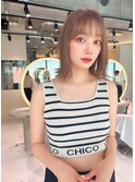 成人式はダブルカラー、インナーカラー♪