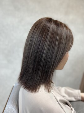美容室 プラセル(Plaser) 透明感グレージュハイライトカラー