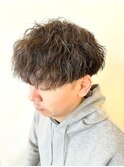 メンズ/ツイストスパイラルパーマ/ツーブロック