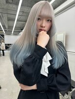 ディーエヌエー バイ エゴル 名古屋栄(DiNA by ENGOL) ホワイトベージュ/デザインカラー/ハイトーンカラー