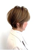 似合わせショート/フェザーショート/細めハイライト