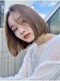 ミニウルフレイヤーカット顔周りカット前髪カット韓国ボブ/原宿