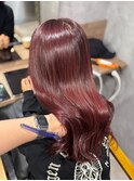 ブリーチなしダブルカラーで作るレッドカラー★yuka
