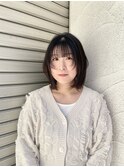 結んでも可愛いレイヤーボブ