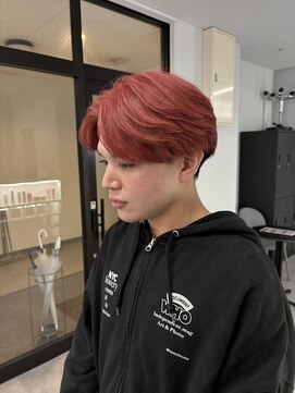ナンバー 竪町(number+) 冬おすすめ☆毛流れハンサムショートセンターパートメンズ黒髪