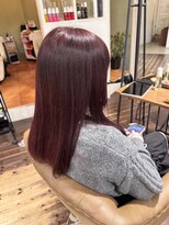 ティティアンバイイザ(titian by IZA)&nbsp;ブリーチレス暖色カラー　チェリーレッド