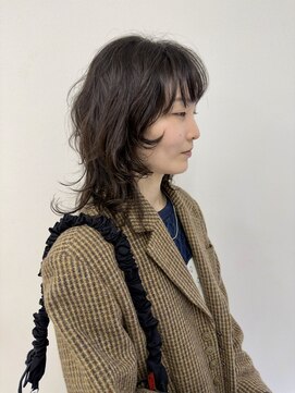 エノウ(enow) ウルフレイヤー×ダメージレスパーマ enow赤坂