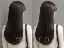 硬く真っ直ぐな縮毛矯正が嫌な方、艶/柔らかさが自慢のオイルストレートを［縮毛矯正/オイルストレート］