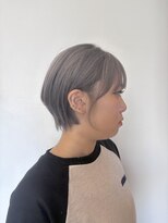 プリーク(preak) 横顔まで盛れる★透けグレージュショート