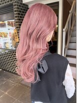 アヴァンス 難波店(AVANCE.)&nbsp;ブリーチ2回×ピンクベージュ