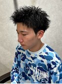 129. スパイキーショート/パーマ/ツイストパーマ/アフロ