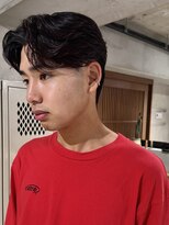 ハイプ マン 藤沢(HYPE MAN)&nbsp;フェザーパーマ毛流れパーマセンターパートニュアンス眉カット