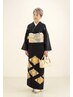 7:00～土日祝早朝料金込み♪持込みの留袖着付＋ヘアセット＋メイク　 ￥42,900