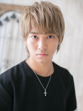 メンズヘア ビーセカンド 草加店(MENS HAIR B-2) サイドパートのモテ髪クラウドマッシュA(草加)(メンズカット)