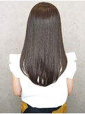 ●透明感を強調する【大人女子の暗髪】【髪質改善カラー 】