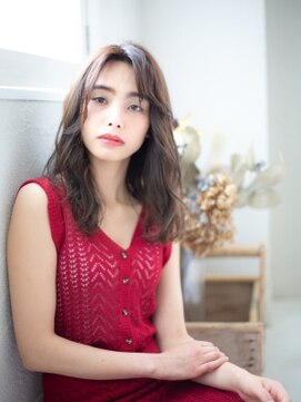 アンシェリ バイ フラミューム 戸塚店(Ancheri by flammeum) センターパート×ロング