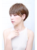 オーシャン(Ocean)&nbsp;[OCEAN Hair&Life藤原純]耳かけショート×透明感カラー☆