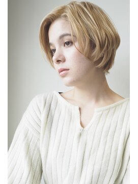 レセ 南柏店(Laissez) ブランドショート/金髪ボブ/ 前髪なしショート【レセ南柏店】