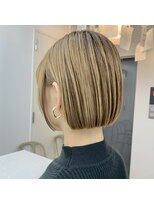 ロンプ(romp)&nbsp;ミルクティーベージュ×ミニボブ 【romp恵比寿】【Satoru】