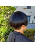 2ブロックショートボブ