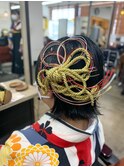 【BelleCoupes】足立美佐恵 卒業式袴着付けヘアセット ボブヘア