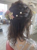 ヘア スパ リゾート リアン(hair spa resort Lien)&nbsp;パーティヘアセット　ハーフアップ