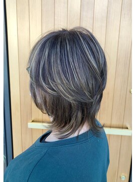 シャメル(Chamel) ハイライト×ウルフスタイル◇20代30代40代50代