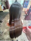 ナチュラルストレートヘアー