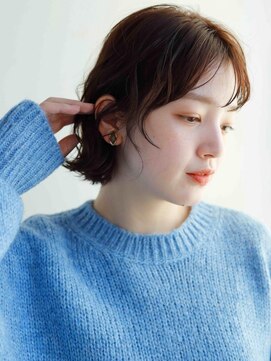 アイウィル(Ai WilL) 外ハネボブ　チョコレートブラウン 顔周りカット 暗めカラー